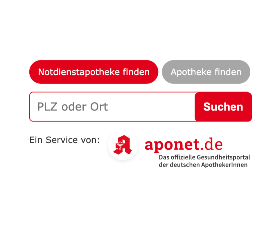Notdienstapotheke finden
